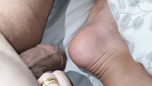 Step mom says If you cum I'll cut your balls my indian step son