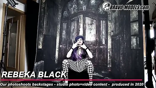 386 -фотосессия за кулисами Rebeka Black - Взрослый