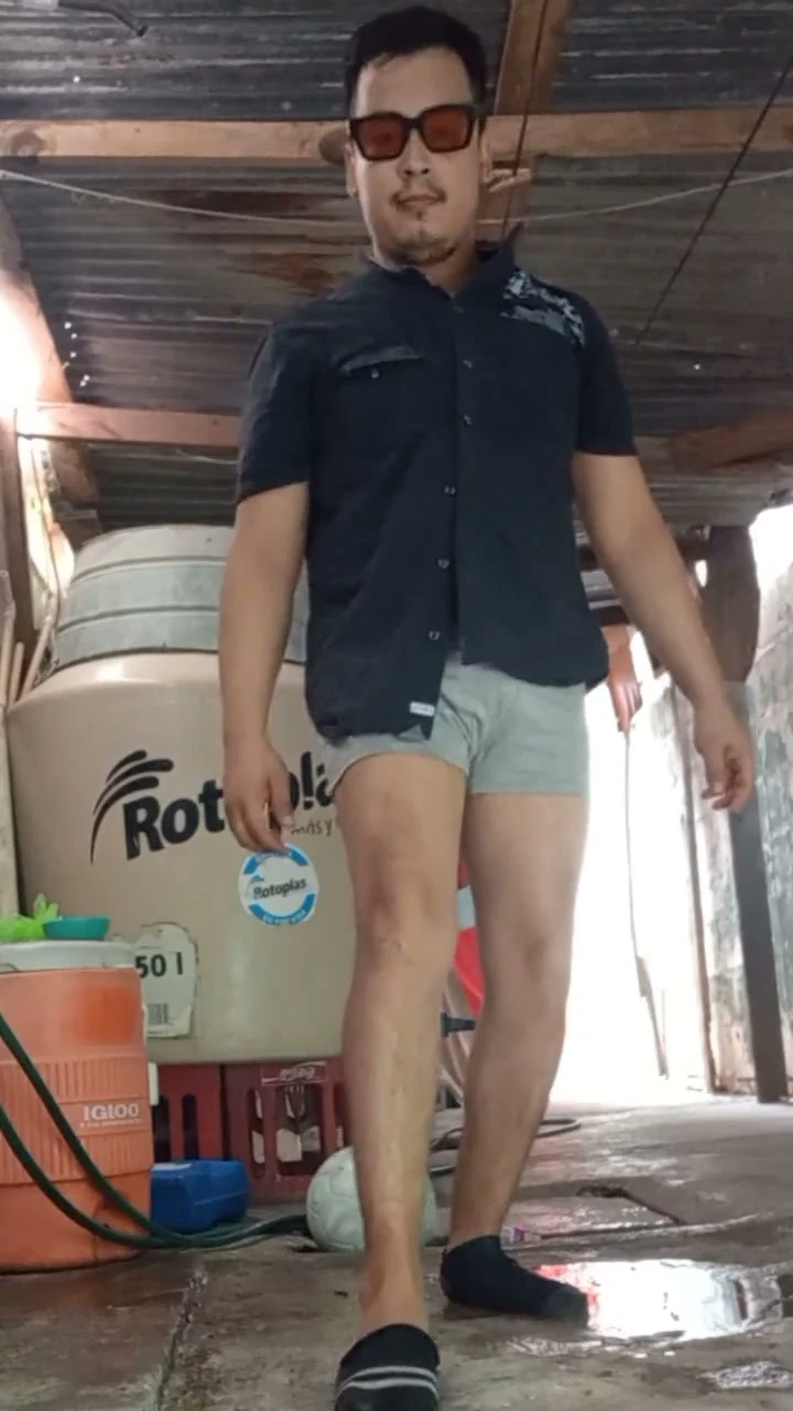 Jesus in boxer pulling his penis 187