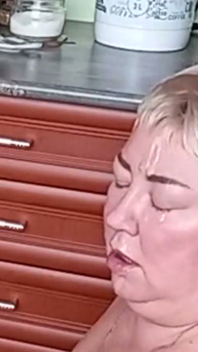 cumming on my mother-in-law's face after a deep passionate blowjob | Clip 2