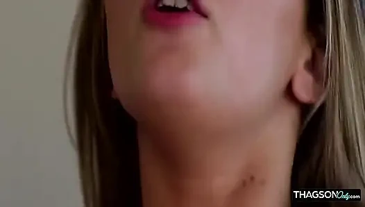 Blonde Babe Stretched Wide in Sloppy Anal Pounding Session