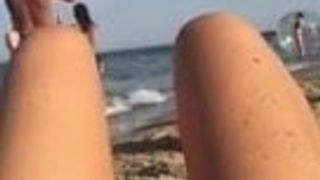 Máquina de sexo ucraniana na praia 2