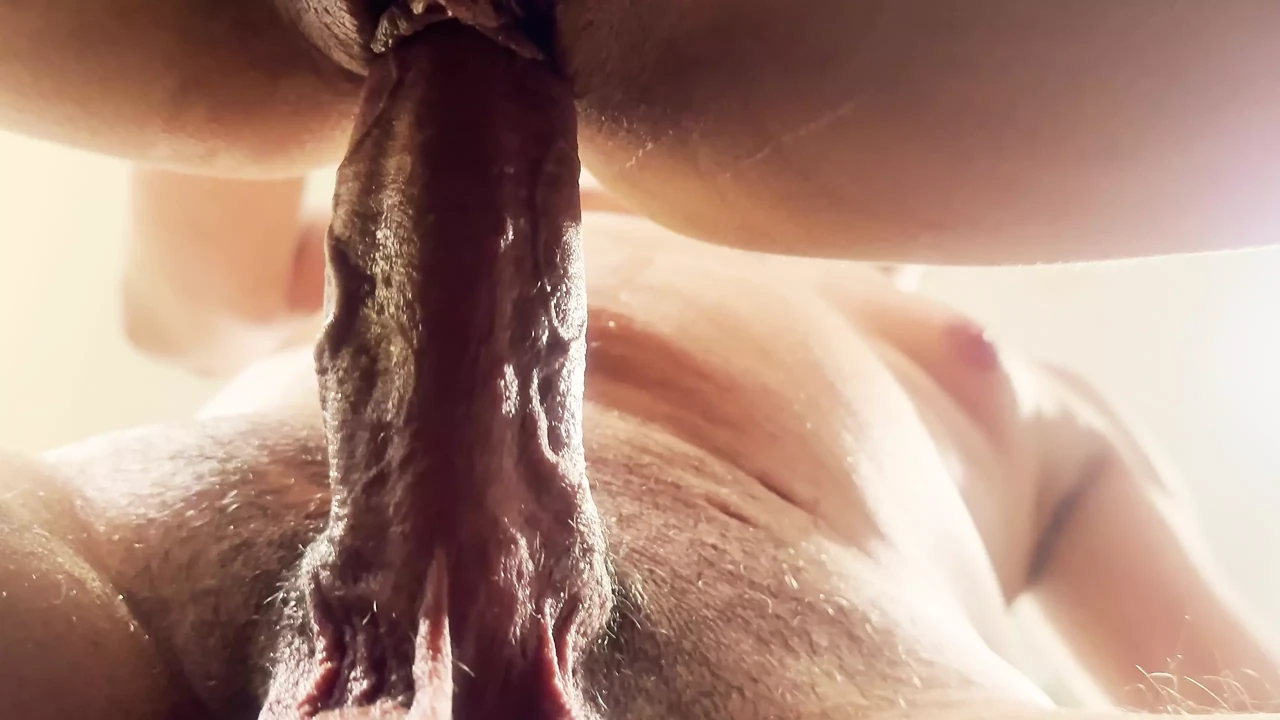 Cowgirl ride and underneath view doggy creampie
