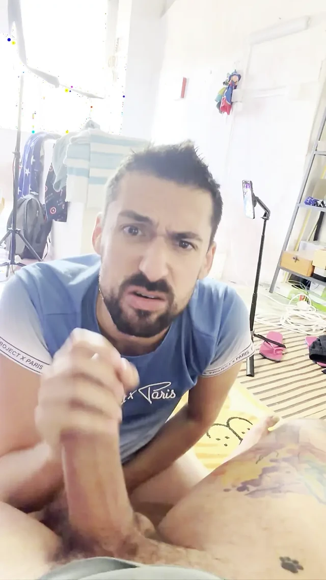 hot daddy with massive cock fucking hard femboy with big ass