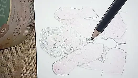 my real stepsis fucking drawing art Indian hot stepsis