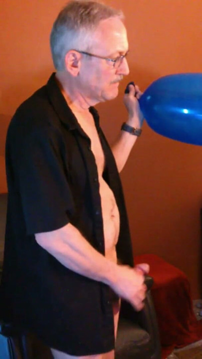 109) Longneck Balloon Kinky Jerk-Off by Daddy Balloonbanger | Clip 2