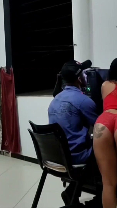 brunette sits sideways on the sofa to receive a hard-working friend who punches my pussy hard | Clip 1