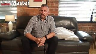 Stepdad Changes to Rubber and Jerks Uncut Cock and Cums