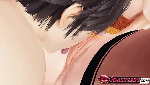 Elf eillee hentai toket besar panas - fingering memek becek, vibrator anal, jilat memek sampai muncrat