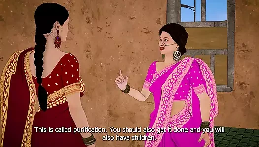 Dhongi baba hintli kadının amının susuzluğunu aşramda sikerek gideriyor