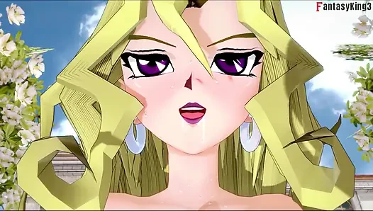 Mai Valentine ateşli ahegao seks - yu gi oh