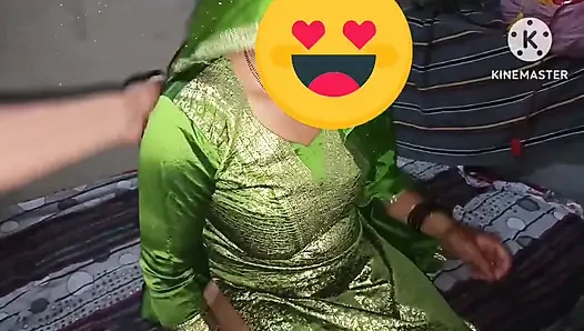 Desi Bhabhi Dengan Setelan Hijau Salwar Disetubuhi Dengan Keras Oleh Devar