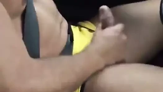 Str8 sürüş ve mastürbasyon