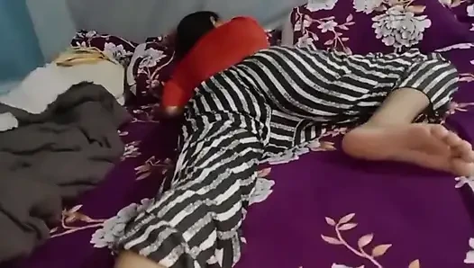 Bhabhi Wasroom Stepbrother-in-law Was Secretly Watching, Came and Started Fucking with Bhabhi