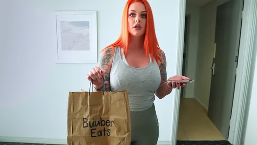 FUCKING THE UBER EATS DELIVERY GIRL