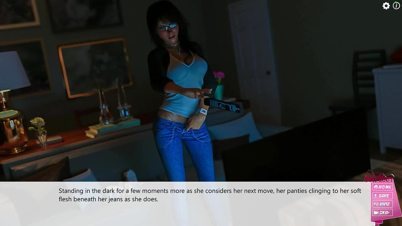 Noemi's Toscana rebirth: horny girl fingers her pussy while watching porn ep 5