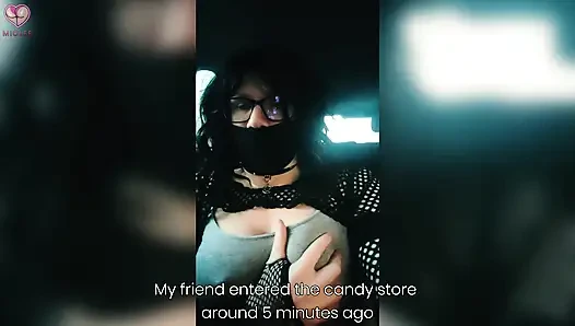 Dressed Like a Slut Trying to Get Caught and Cumshot