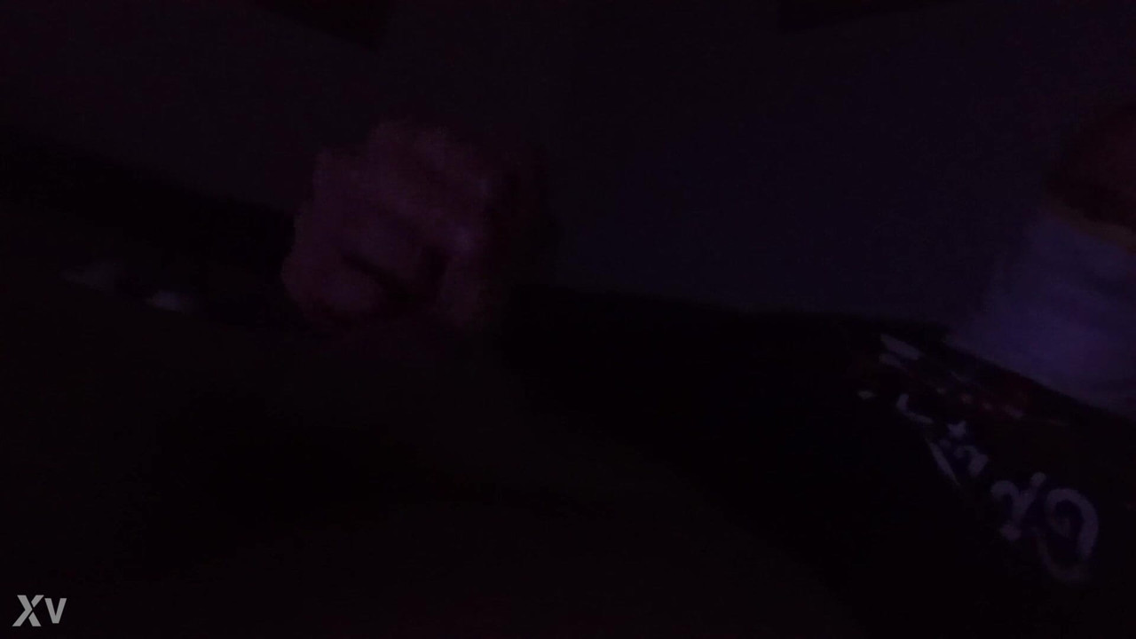 Just jerking his small cock
