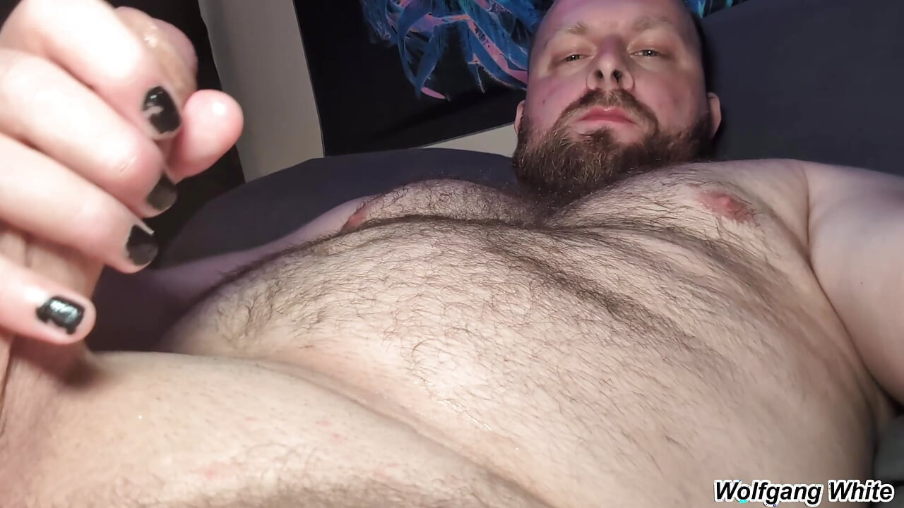 Lick Stepdaddy's NIPPLES While He Jerks Off - BOTTOM POV Roleplay - Wolfgang White Solo Masturbation