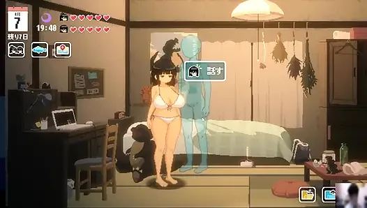 Japanische stiefschwestern werden von ihrem besuch-stiefbruder in einer freien fantasie gefickt!!