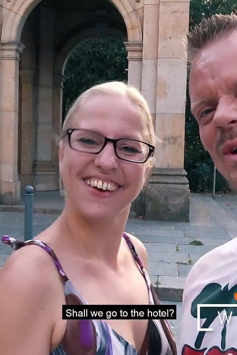 German Girl Jana Schwarz eager to eat cum! WOLF WAGNER