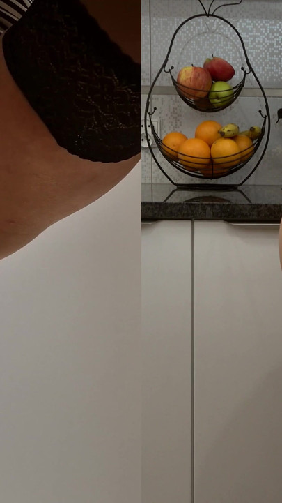 Powerful moment from "Stepmom Creampie in Kitchen squirt shaking orgasm"