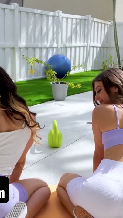 Bootylicious Step-sisters Get Stretched After Yoga Workout Feat. Violet Gems & Mae Milano | Clip 1
