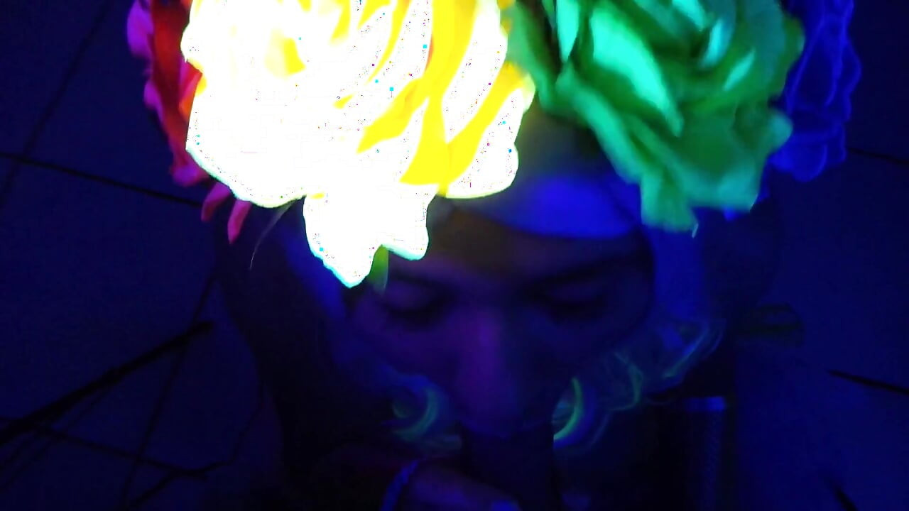 Black Light Cock Sucking