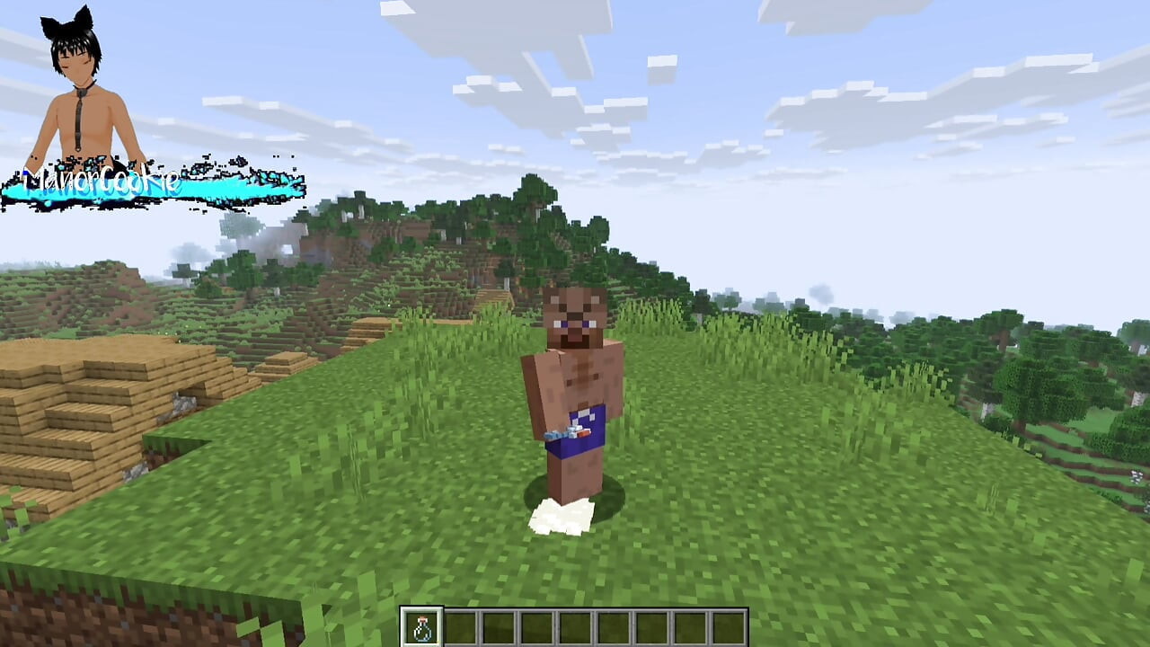 Minecraft mod Needs of Nature - steve dan alex lagi asik masturbasi memamerkan beberapa fitur! Seperti Air Mani!
