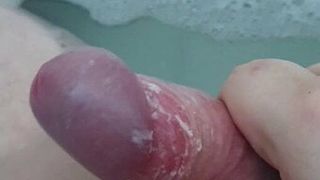 Masturbation with a dirty cock!