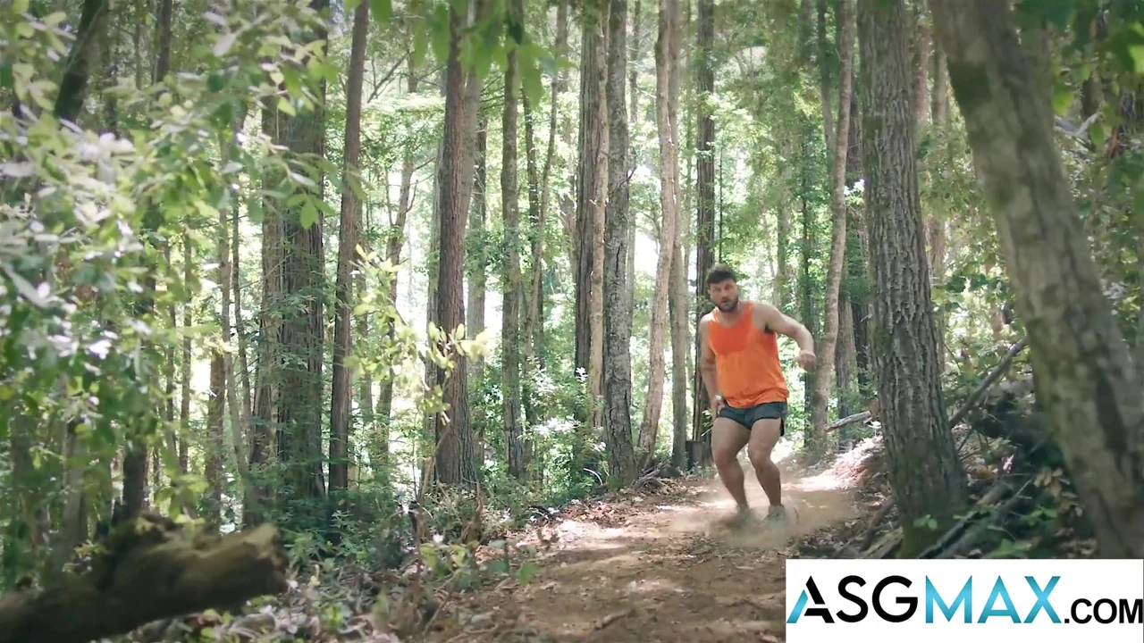 ASGMAX - Hairy Muscle Hunk Gets Wrecked by Big Cock in the Woods