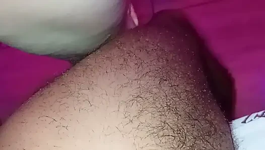 White redhead slut likes to sit on black cock