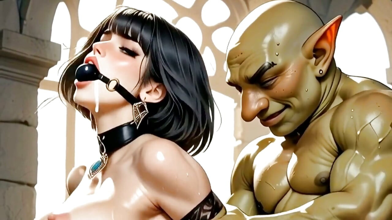 Hentai King Gnar's Wife Cheats with Grey Mountain Orcs - Part 1