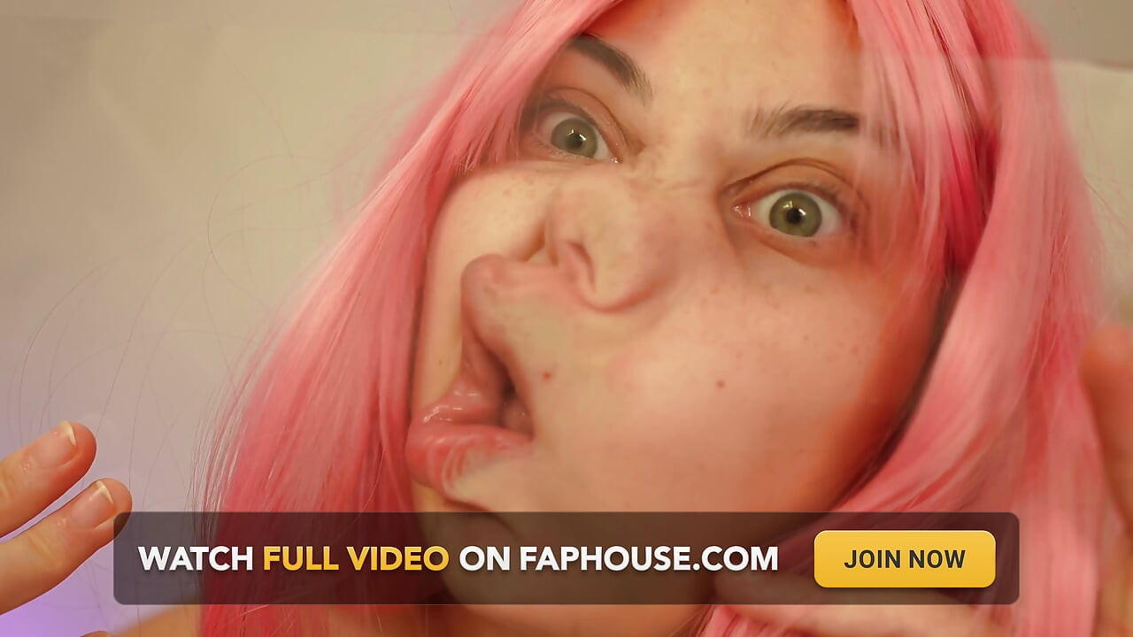 Tonta cara fetiche y pignose en vidrio