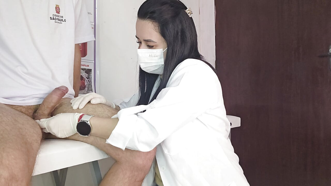 University Emergency: Nurse Examines Student with Persistent Erection