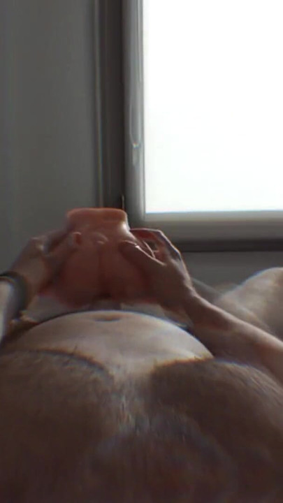 New sex toy, lots of loud man moans, and a huge, thick cumload! | Clip 1