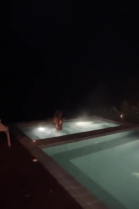 Wild Sex at the Pool in the Middle of the Night!