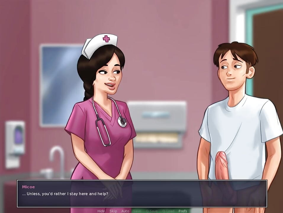 Summertime Saga - Cookie Jar - All Sex Scenes Only - Nurse #1 Part 36