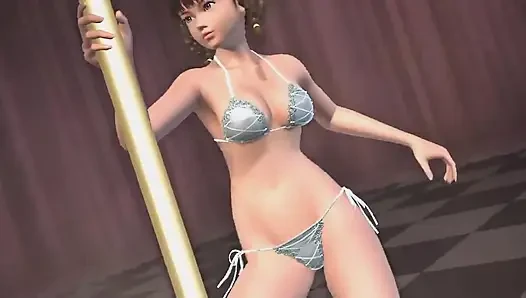 Dead Or Alive Xtreme 2, все танцуют на шесте