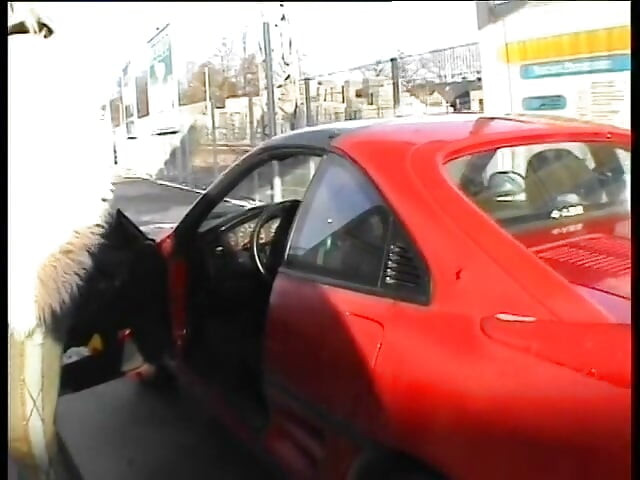Blonde slut is showing her dirty minds to stranger