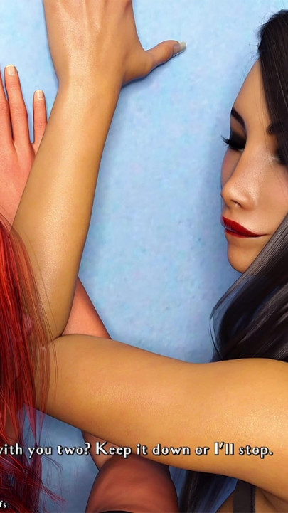 Bathroom Threesome Dan Pounds Camila & Mona’s Soft Asses & Pussies Cums on Mouth & Deep Inside