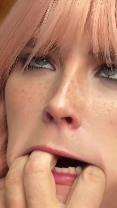 Gardens of Eden - Pink-haired Busty Beauty Deepthroats and Rough Fucks till Cum In Pussy | Clip 2