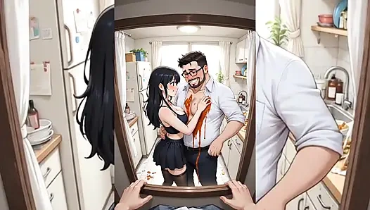 Hässliche alte bettler stehlen heiße ehefrauen, stiefmutter und GFS - extreme AI-cuckold-demütigungs-zusammenstellung