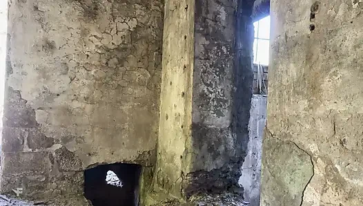 Gangbang at a construction site - a gang of men brutally fucks a sexy inspector