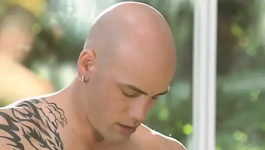Adegan 2_sexy cewek rambut pirang dengan tubuh langsing lagi asik dicrot di muka