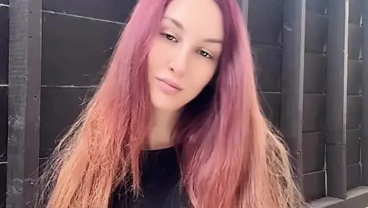 Italian big tits Milf Artemisia Love long hair fetish outdoor