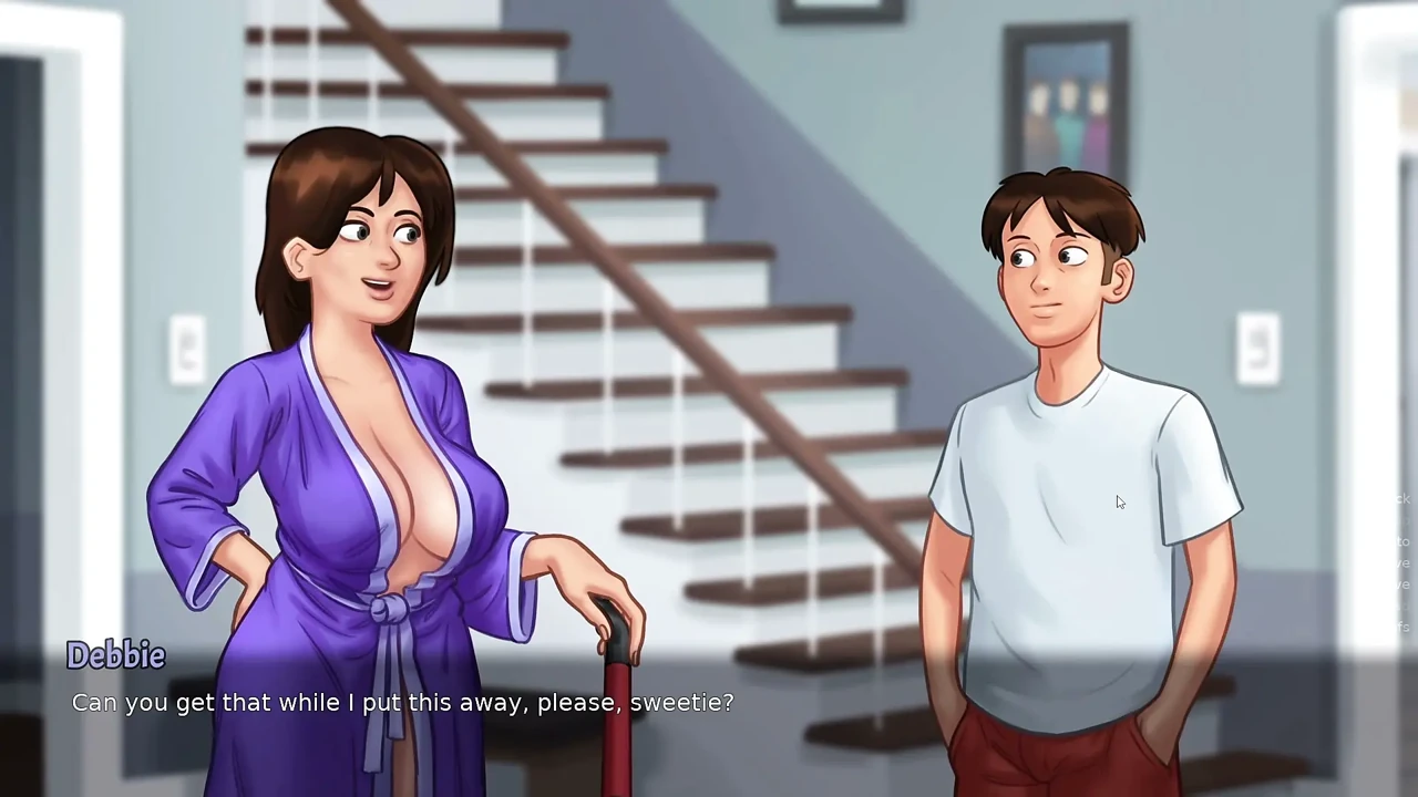 Big Tits Cheerleader's touching each other - Summertime Saga part 15