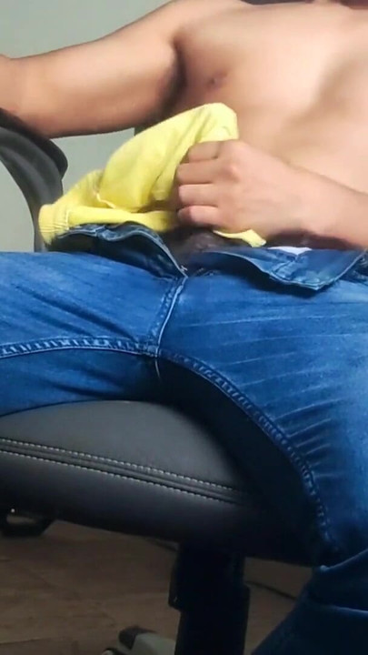 Spectacular moment from "cowboy rubs his throbbing cock in underwear"