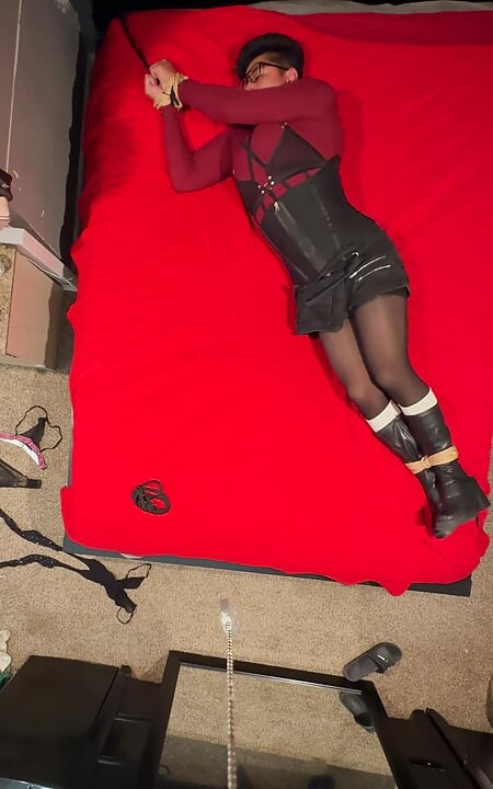 Ada Wong bound to bed
