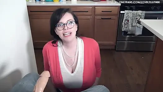 Lovely Lilitlh Southern Stepmom MILF Cum Shots BBW Big tits Comedy